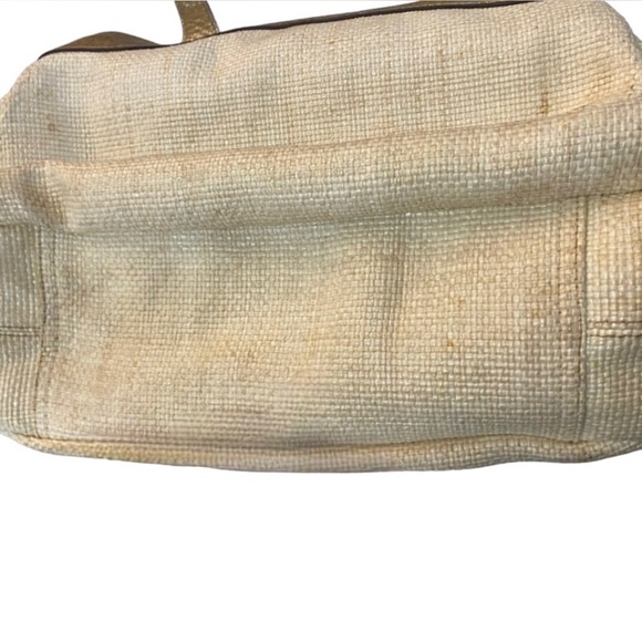 COACH Lexi Butterfly Straw Carryall Purse - Picture 13 of 15